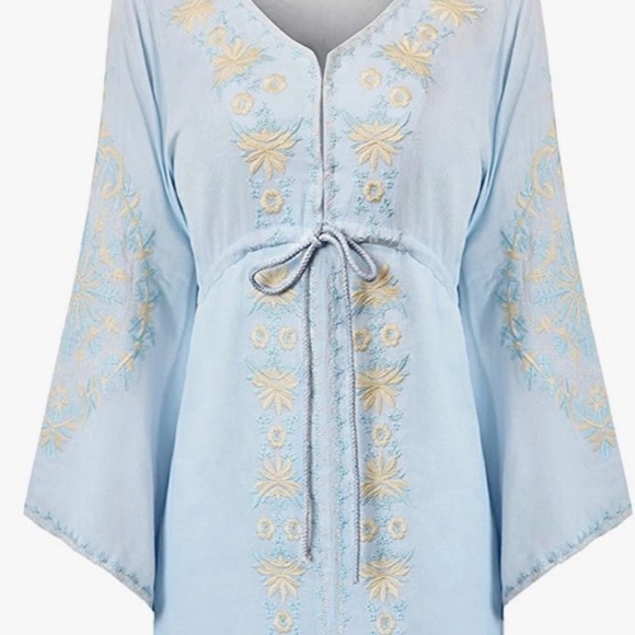 NEW!GORGEOUS! Boho casual embroidered, vintage style, Romantic Renaissance dress - Picture 10 of 17